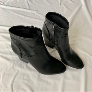 Franco Sarto Black Heeled “Francie” Boots